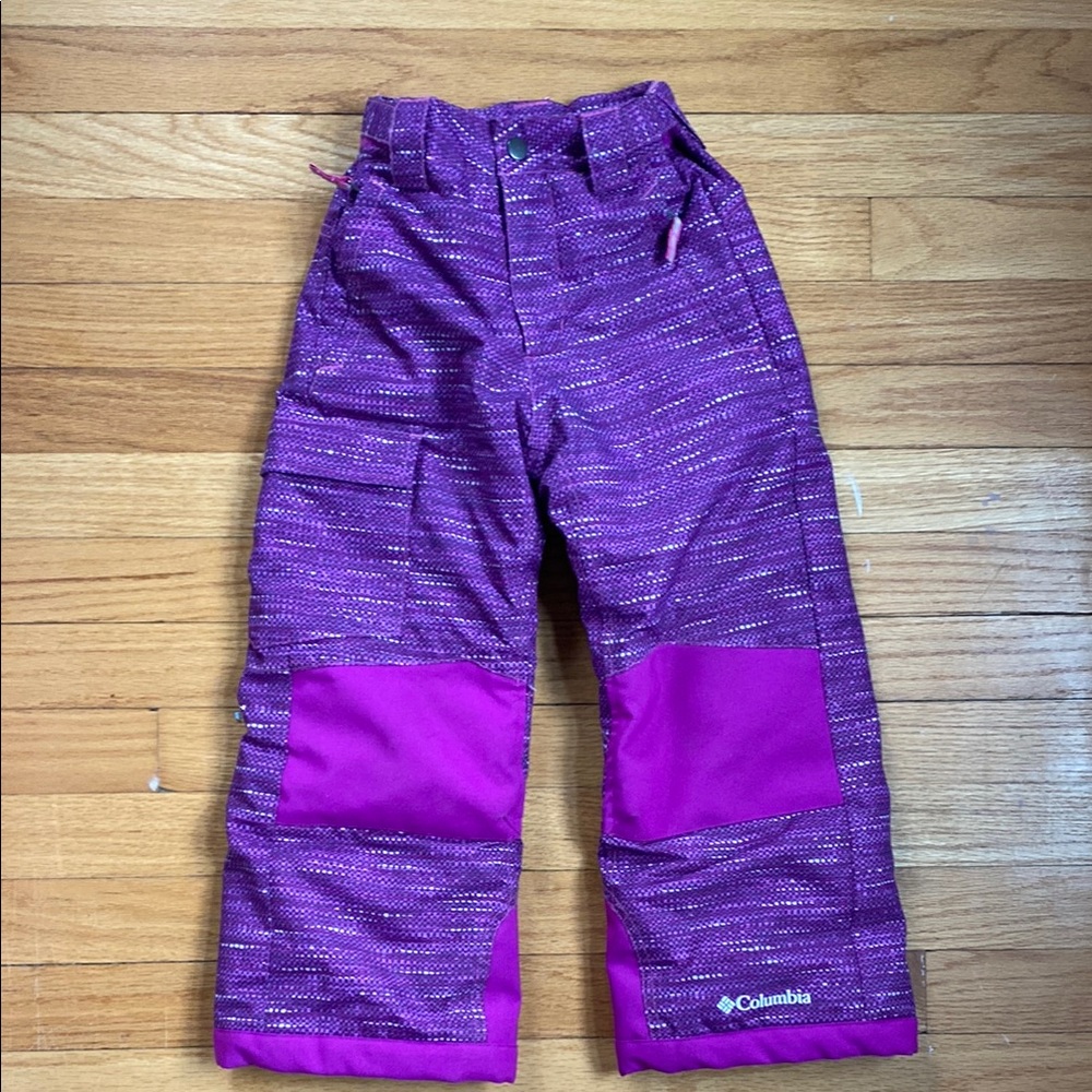 Columbia Kids' Bugaboo Purple Snow Pants